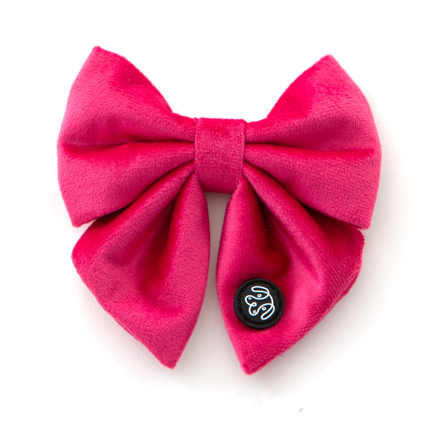 Pink Velvet Sailor Bow