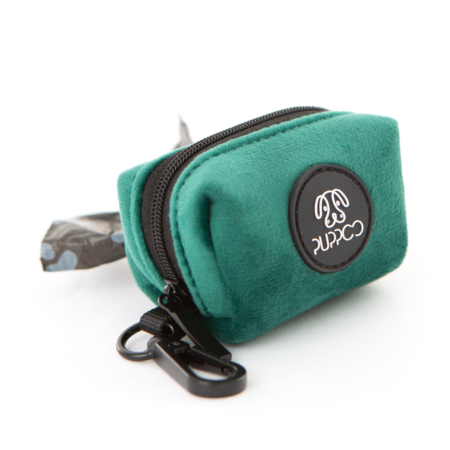 DEEP GREEN Velvet Poop Bag