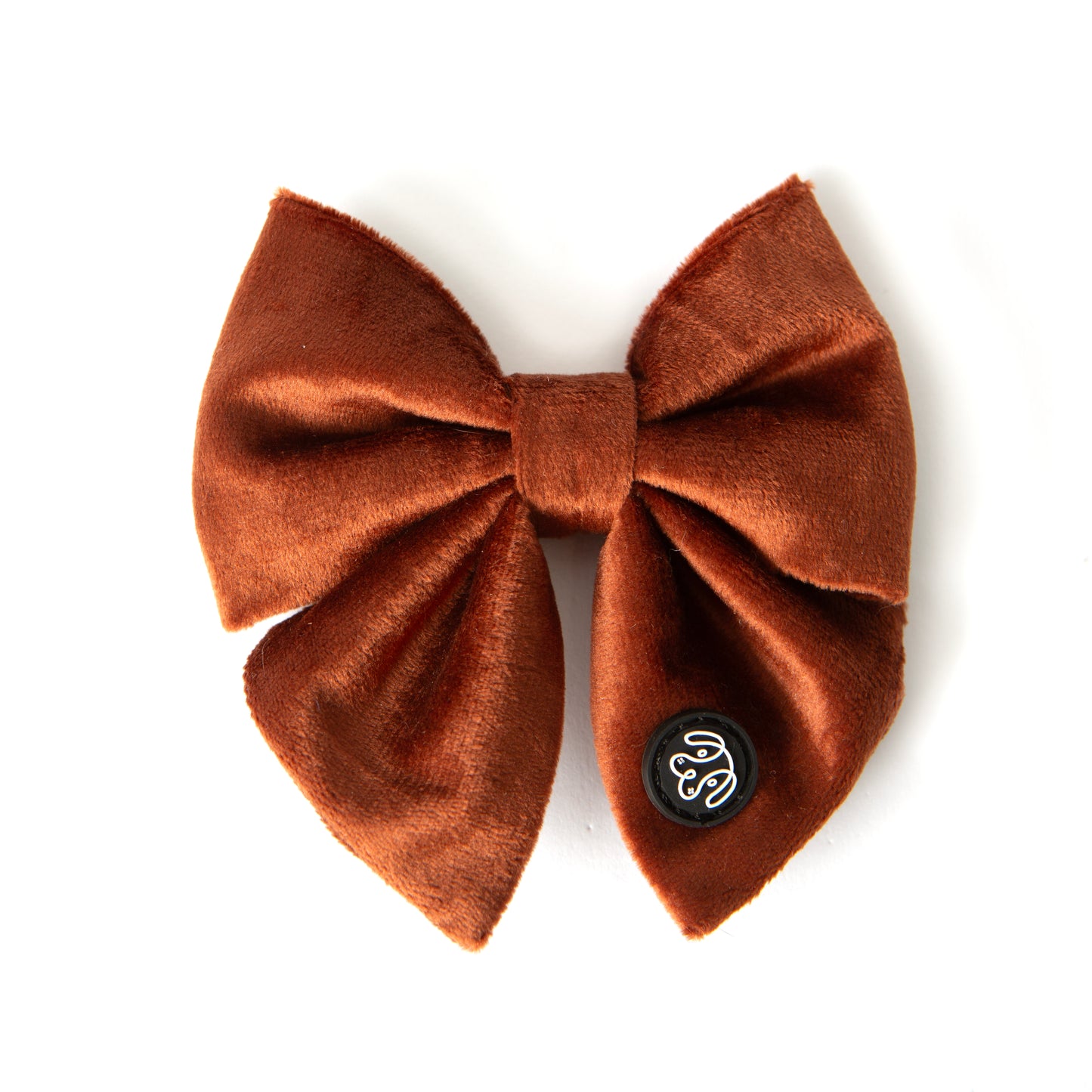 Cinnamon Velvet Sailor Bow