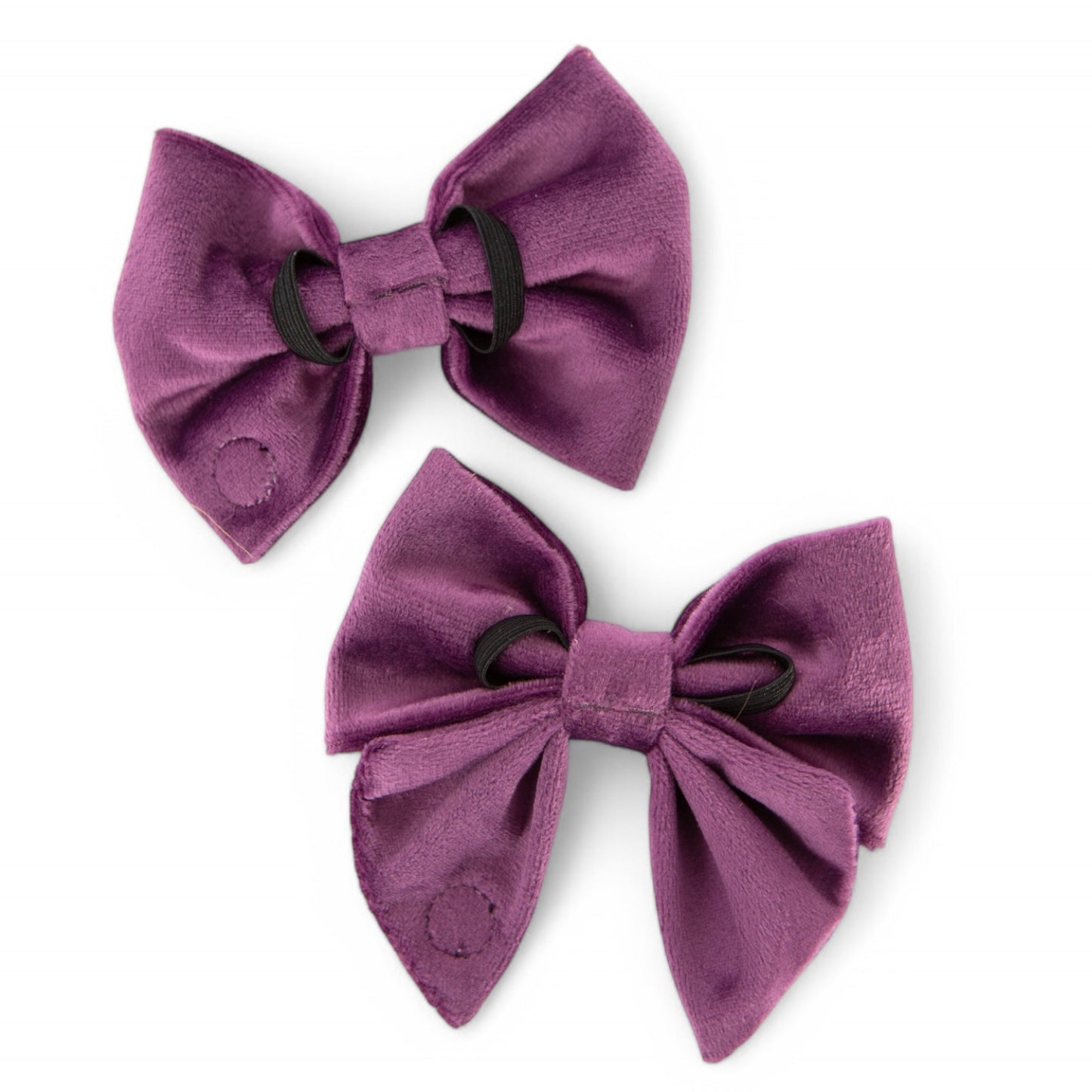 *NEW* Grape Velvet Bow Tie