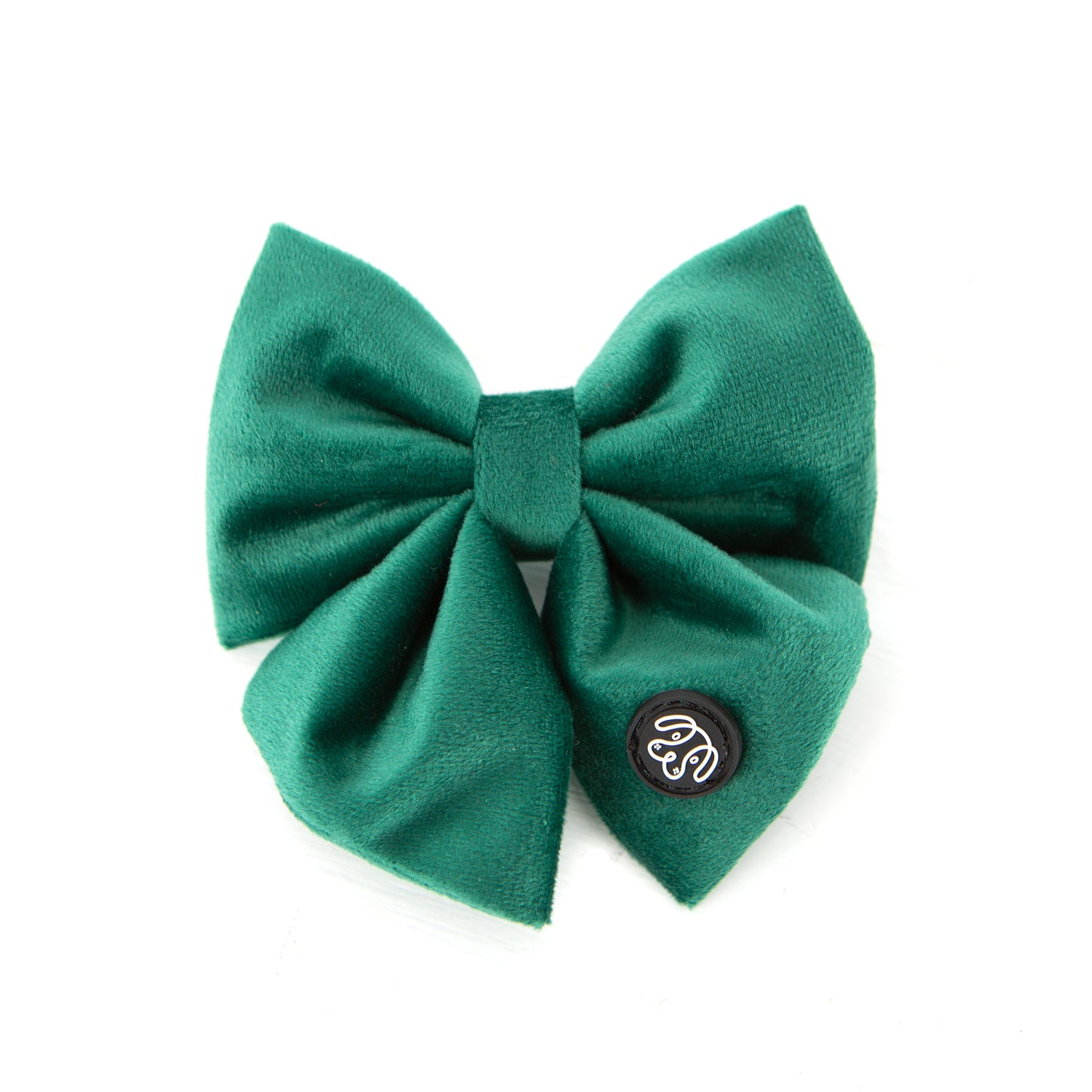 SALE! 25% OFF! Deep Green Velvet Sailor Bow