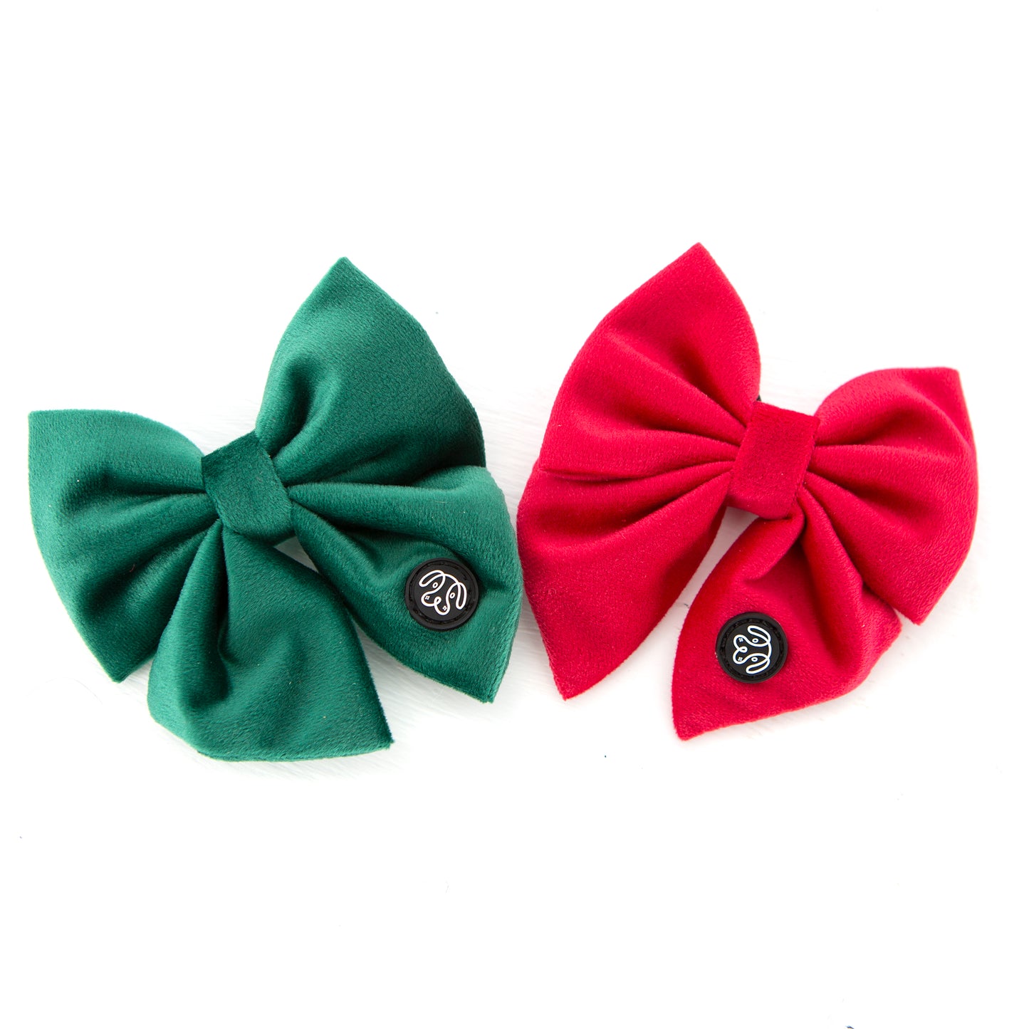 SALE! 25% OFF! Deep Green Velvet Sailor Bow