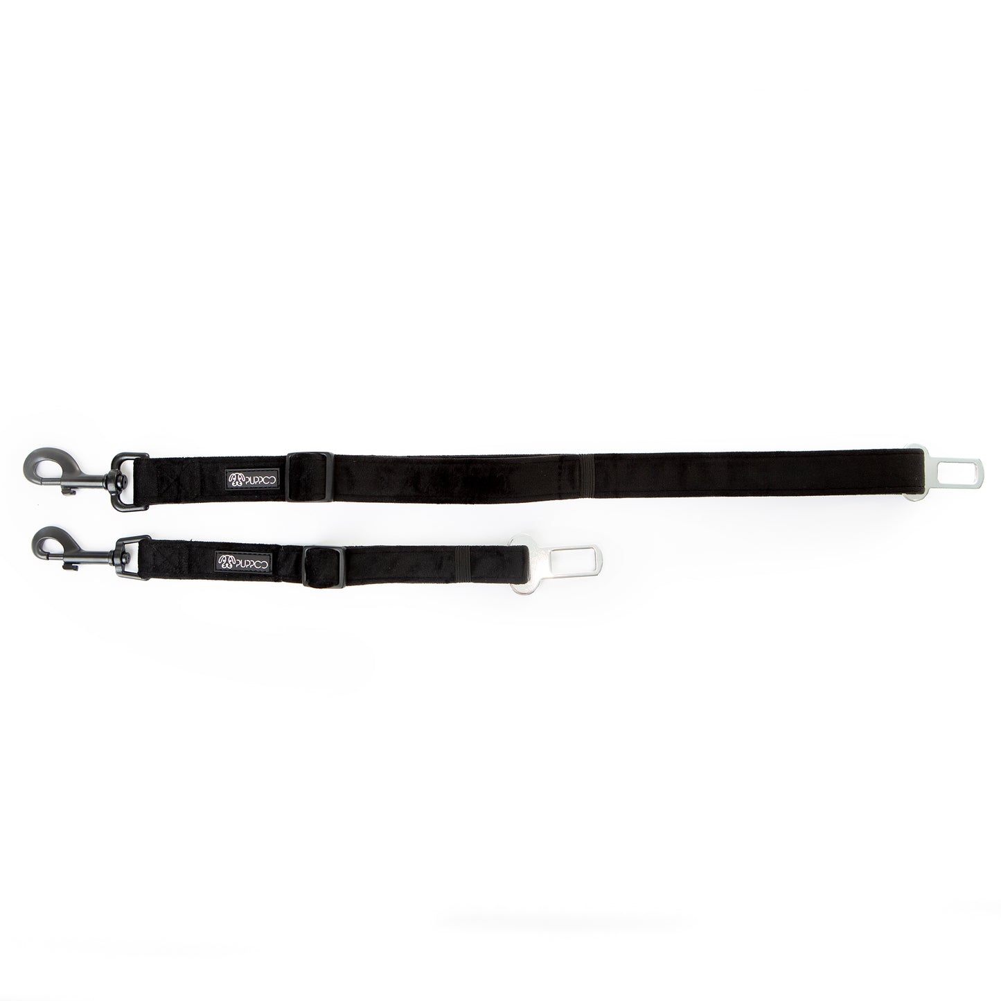 Velvet Adjustable Seat Belt Attachment - Black
