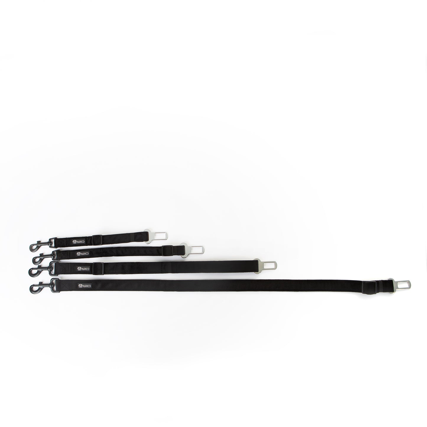 Velvet Adjustable Seat Belt Attachment - Black