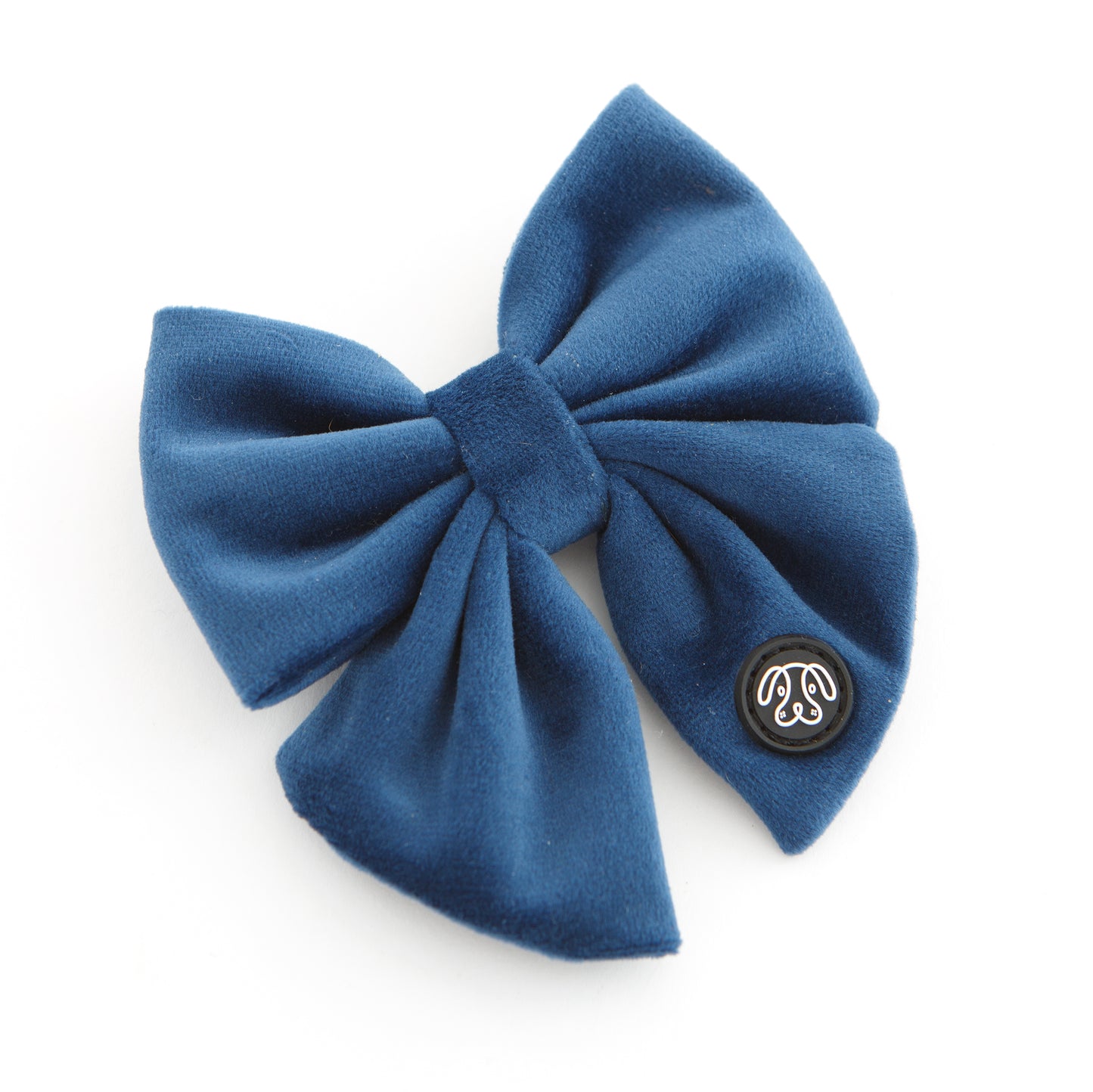 Deep Blue Velvet Sailor Bow