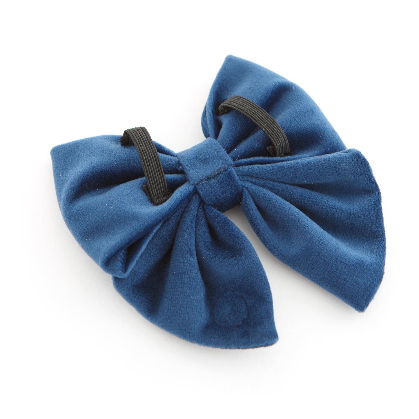 Deep Blue Velvet Sailor Bow