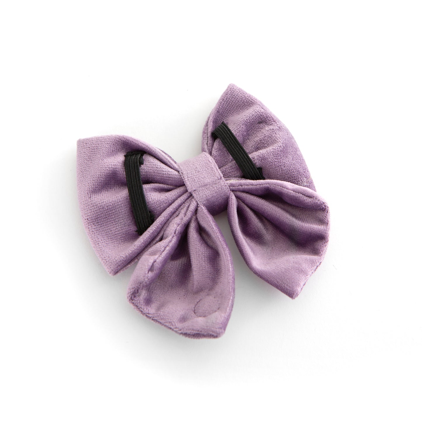 Lilac Velvet Sailor Bow