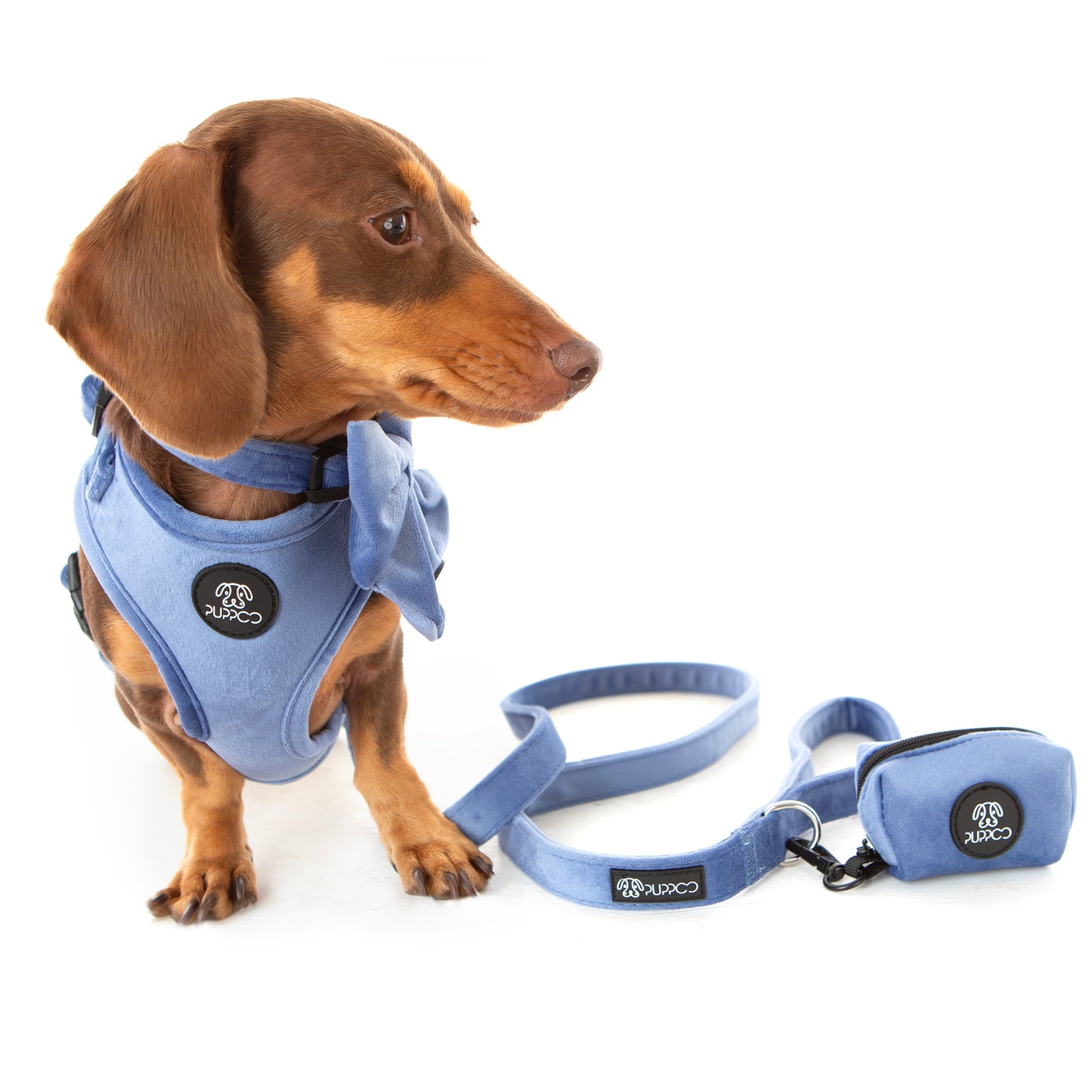 Steel Blue Velvet Harness Bundle