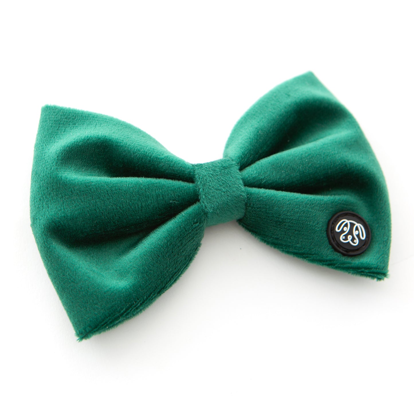 Large Green Velvet Bow Tie