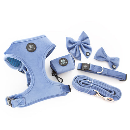 Steel Blue Velvet Harness Bundle