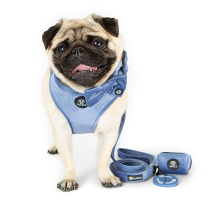 Steel Blue Velvet Harness Bundle