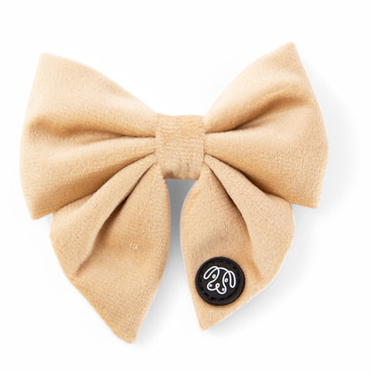 *NEW* Cream Velvet Sailor Bow