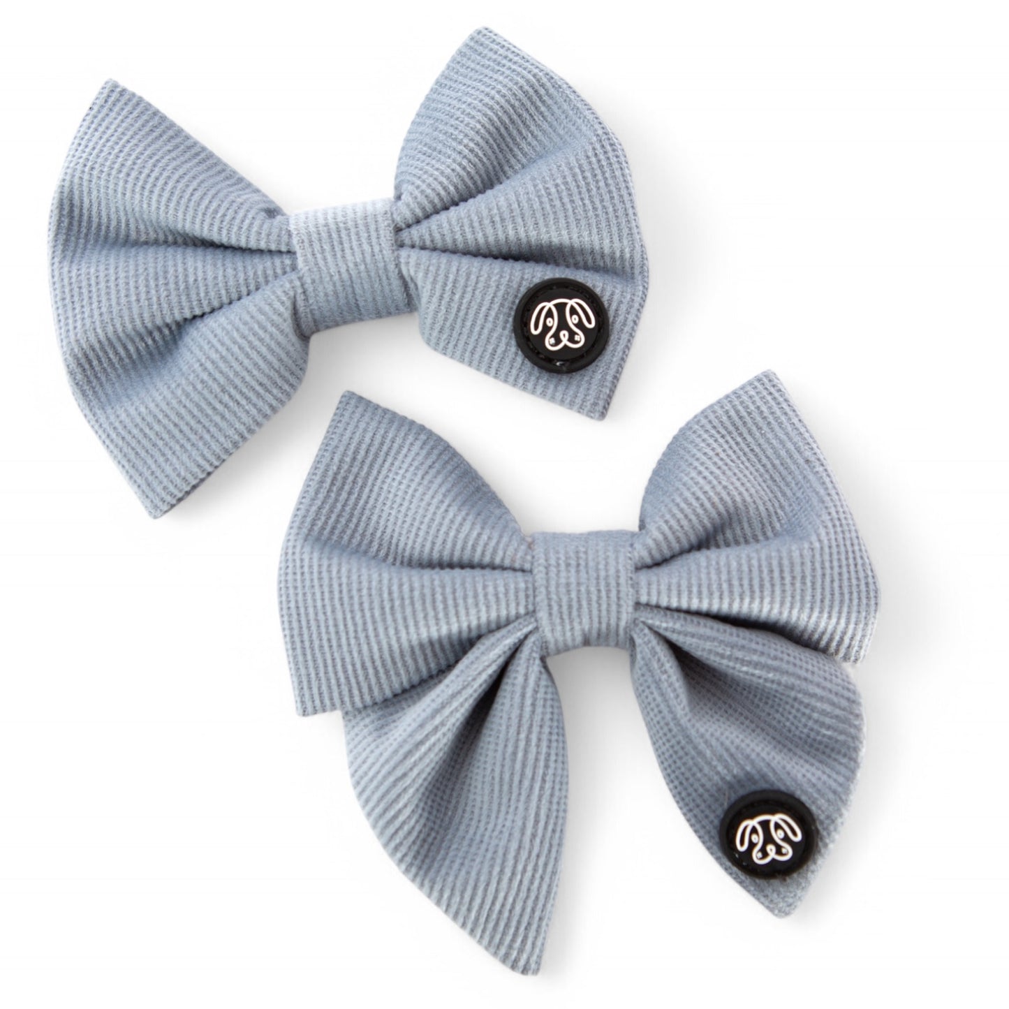 *NEW* Soft Blue Corduroy Sailor Bow