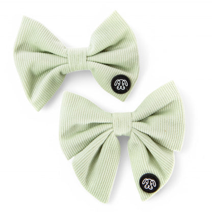 *NEW* Mint Corduroy Bow Tie