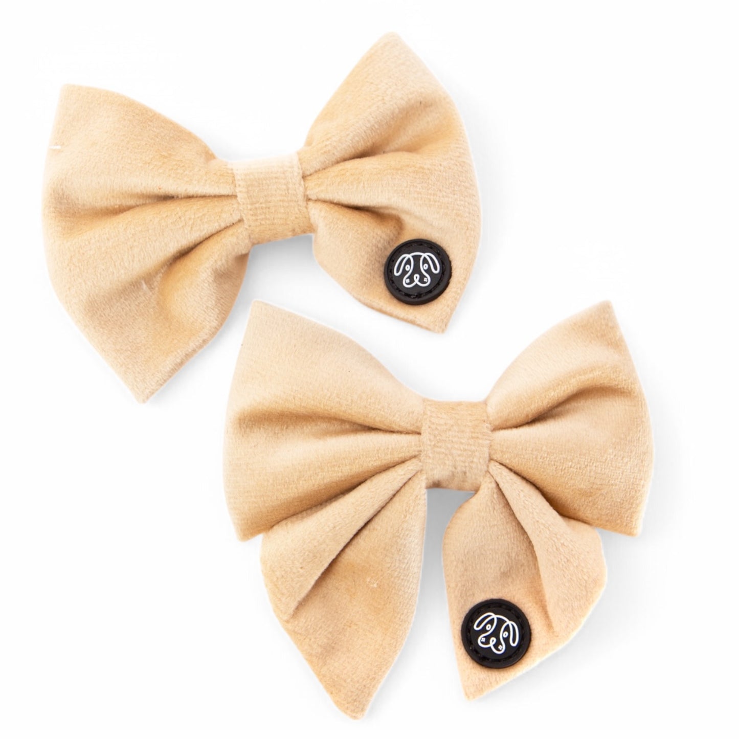 *NEW* Cream Velvet Bow Tie