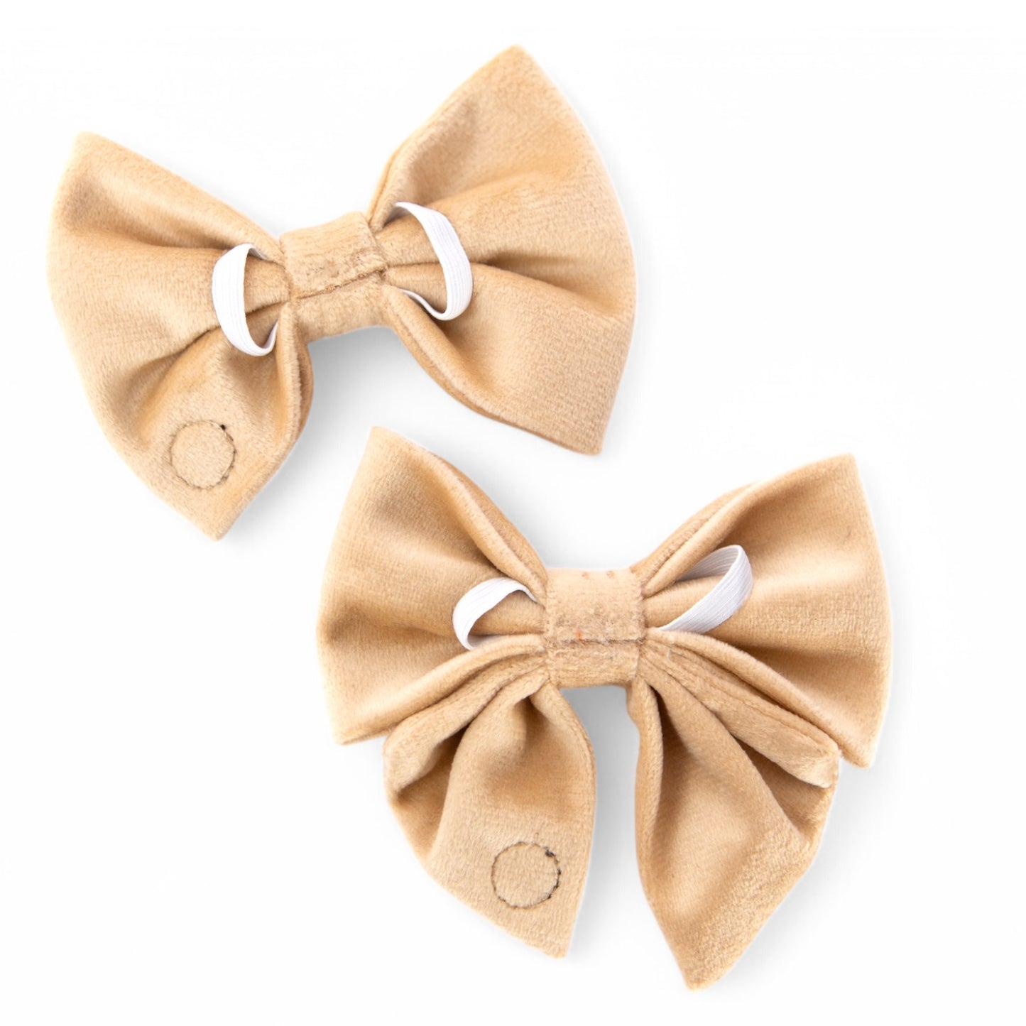 *NEW* Cream Velvet Bow Tie