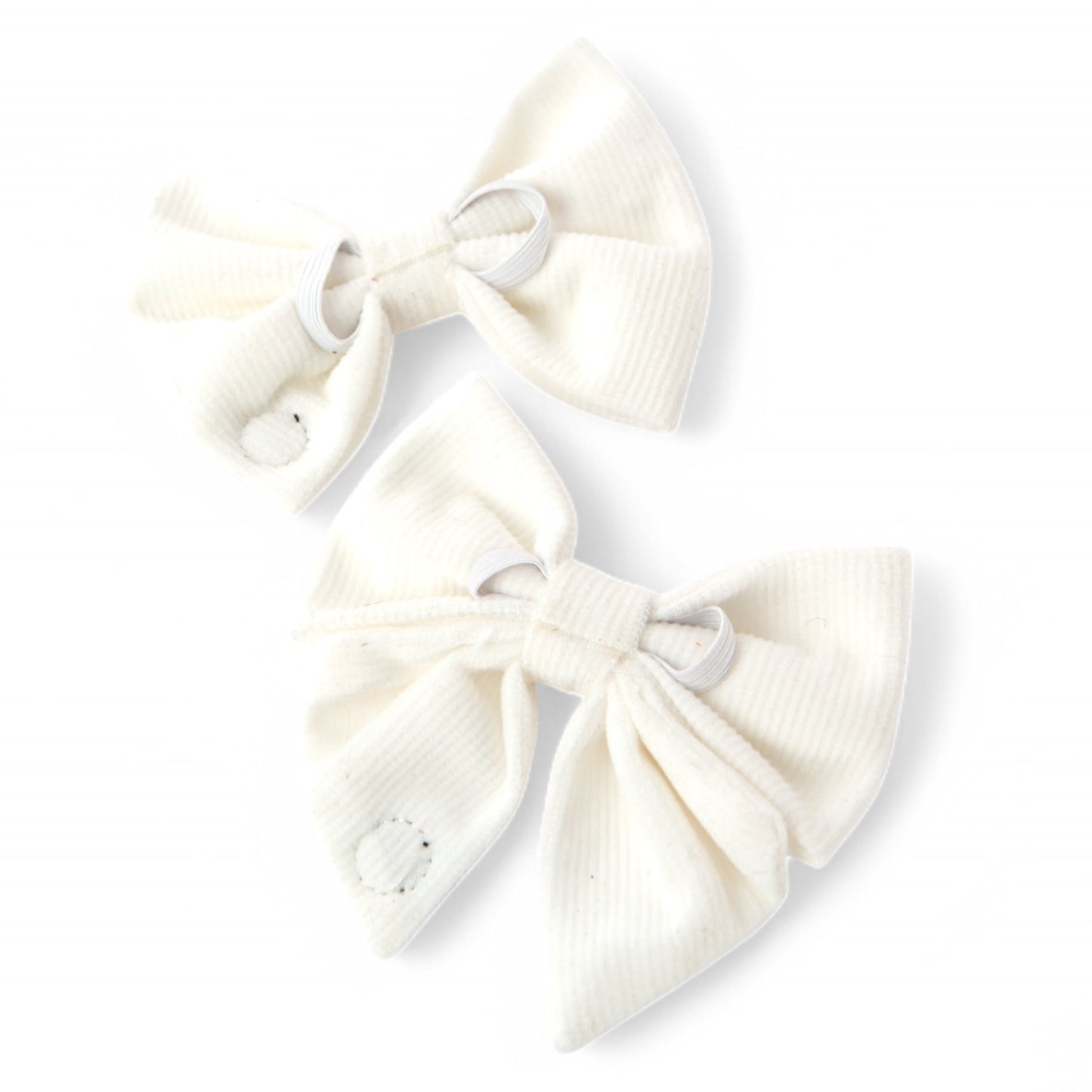 *NEW* White Corduroy Bow Tie