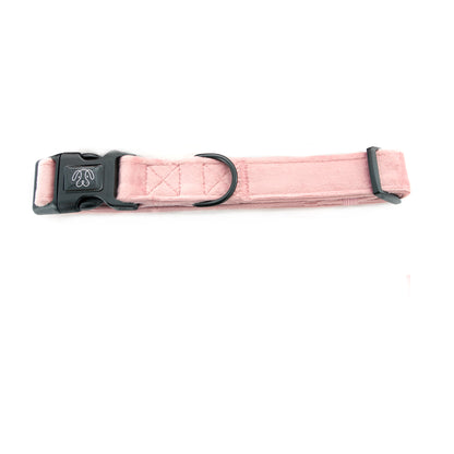 Dusty Pink Velvet Collar