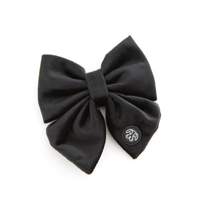 Black Velvet Sailor Bow
